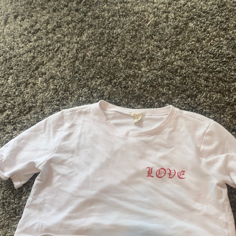 LOVE crop top
